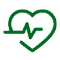 Image of green heart icon